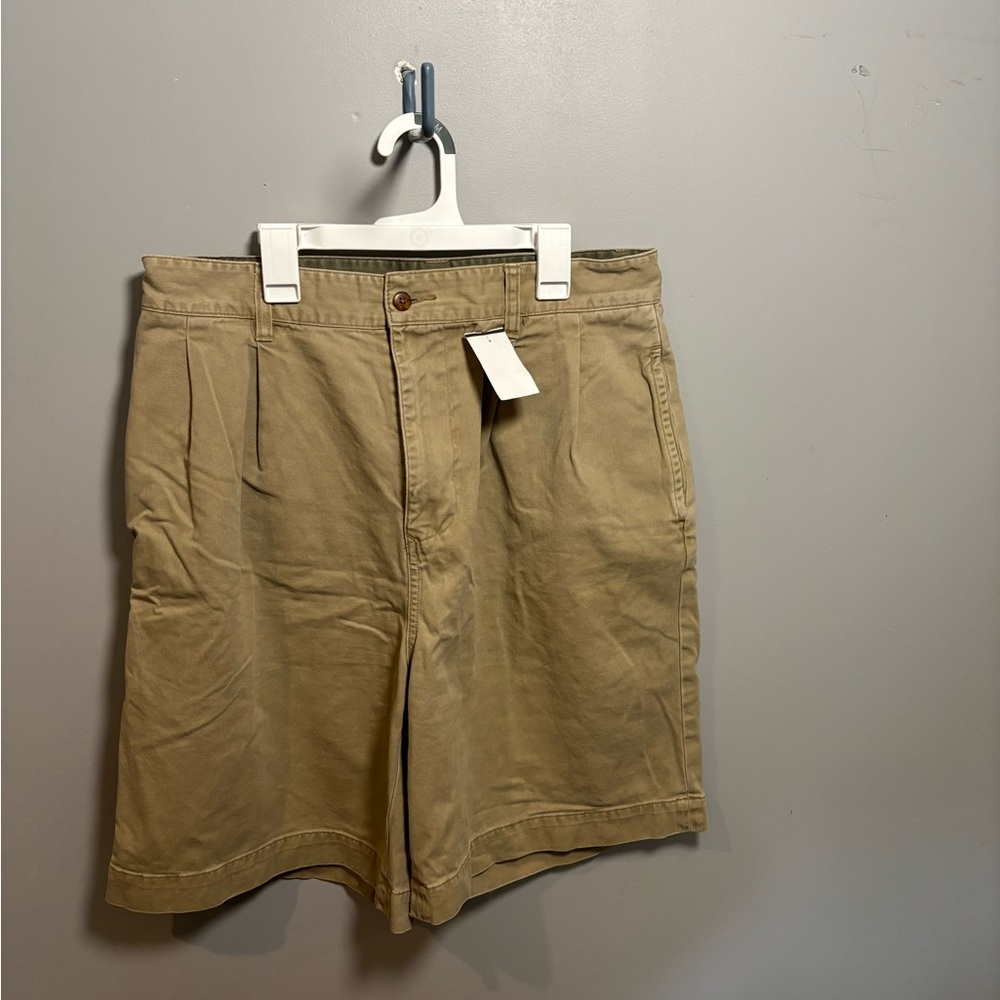 Abercrombie & Fitch Tan Flat Front Shorts